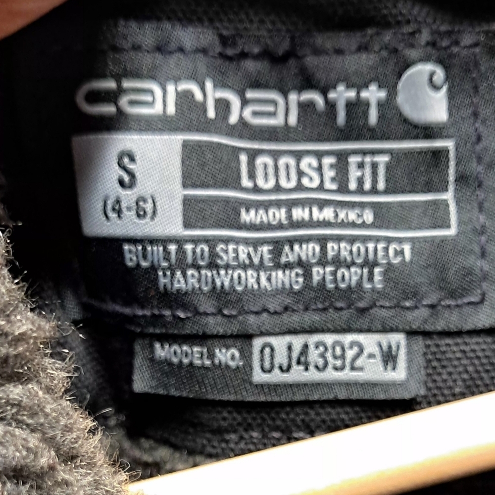 Carhartt Washed Duck Sherpa Lined Jacket Size Small - Picture 7 of 7